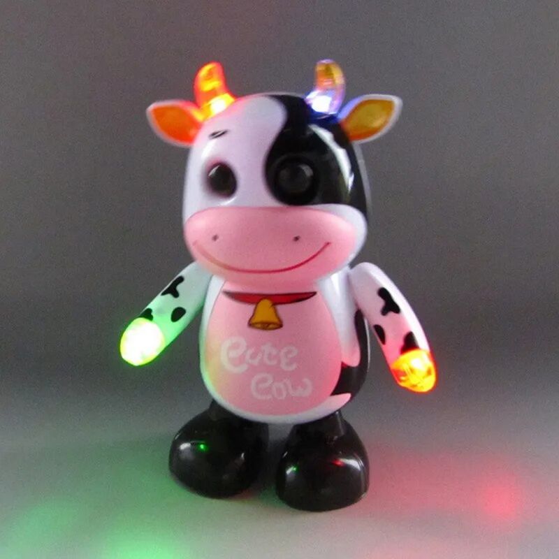 Comprar Vaca Robot Granja Juguete Luces Sonido en Electroshopy - Ángulo 2